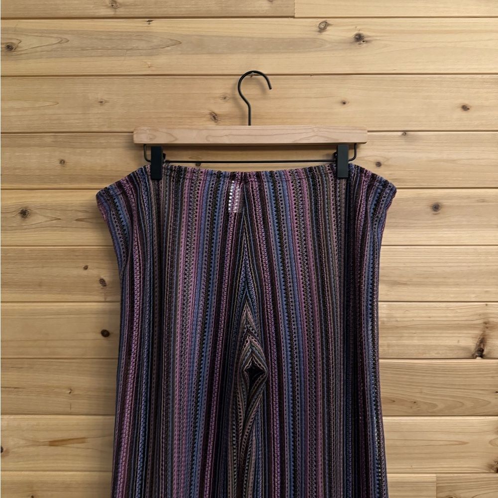 Becca Size Medium Split Leg Swim Coverup Drawstring Waistband Pants - Picture 7 of 13